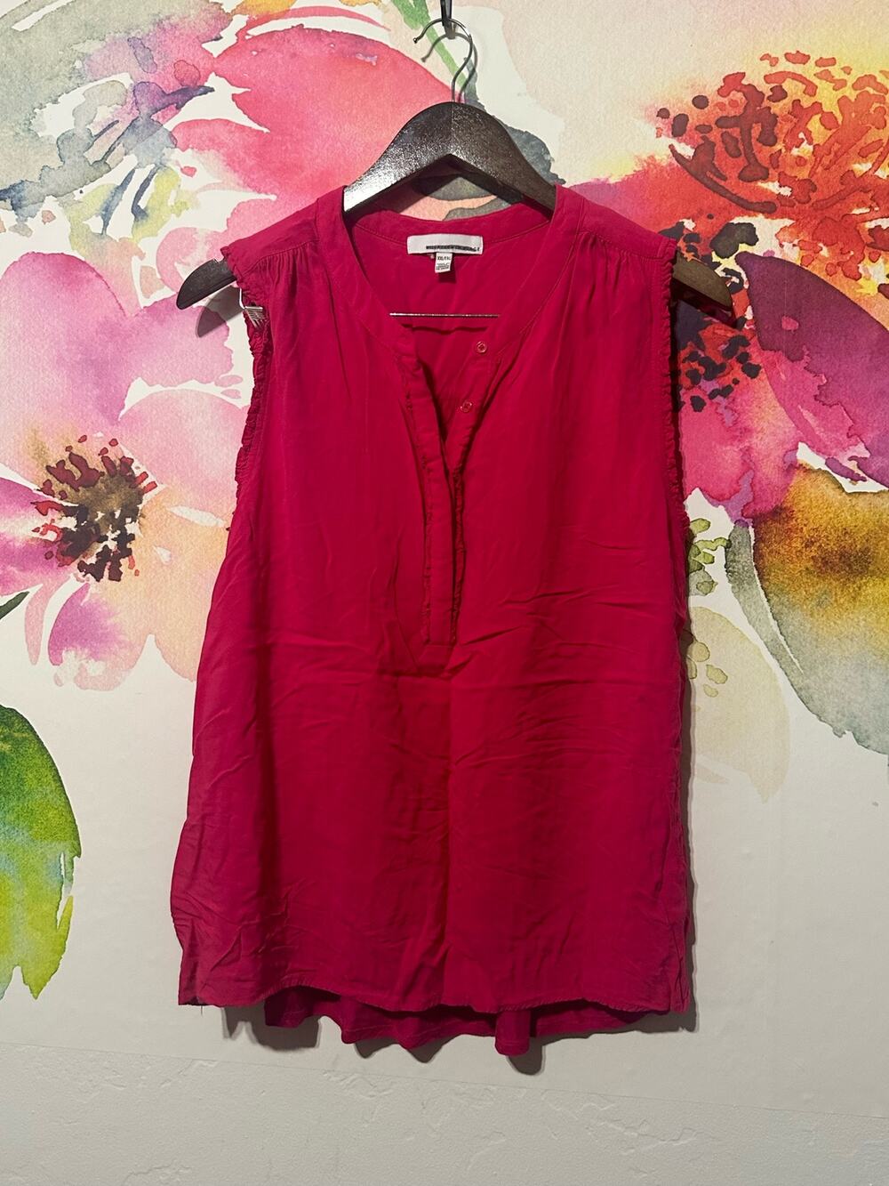 Fourteenth Place Tank Top Blouse - Size XXL - Beautiful Flowy Shirt